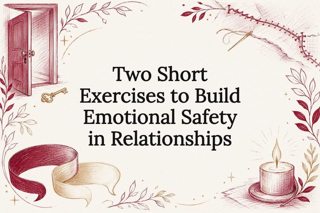 Two Short Exercises to Build Emotional Safety in Relationships